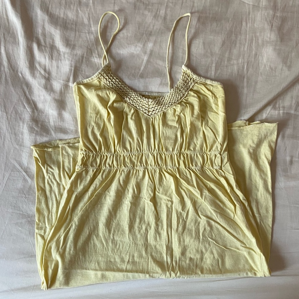 Canary Yellow Mini Sundress